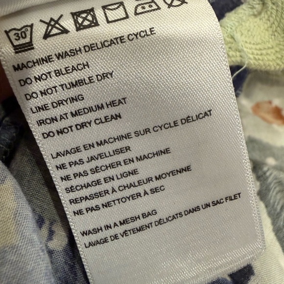 FARM RIO Ocean Tapestry Maxi Dress size XS Flutter Sleeve Floral - Picture 9 of 12